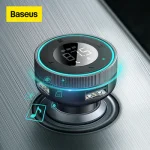 מטען רכב מהיר הכולל מקלט Bluetooth ומשדר FM המעביר את המוזיקה מהטלפון לרדיו של הרכב מבית Baseus