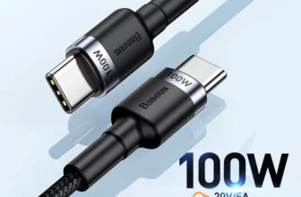 כבל Baseus 100W USB-C ל-USB-C