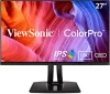 מסך מחשב 27 אינץ ViewSonic VP2756-2K עם רזולוציית QHD תכנולוגיית IPS, וחיבור USB-C שמשמש גם כתחנת עגינה למחשבים ניידים עד 60W הטענה