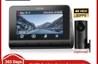 מצלמת דרך 70mai A810S 4K עם HDR, GPS, ADAS ו‑Wi‑Fi 6 – תמונת מוצר