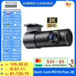 מצלמת דרך 70mai M310 Plus 2K עם ראיית לילה, שליטה קולית ושמירה בחניה – תמונת מוצר