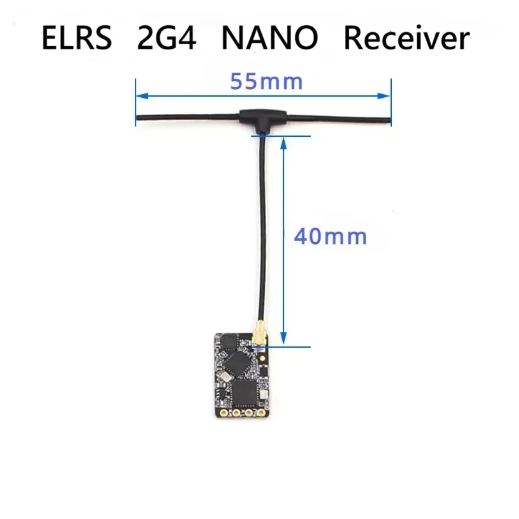 מקלט BETAFPV ELRS 2.4GHz לרחפני FPV – טווח ארוך ושדרוג Wi‑Fi – תמונת מוצר