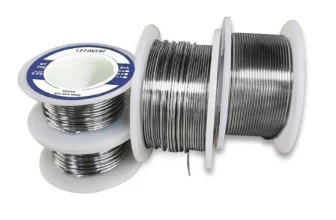 גליל חוט הלחמה עם Flux להלחמות אלקטרוניקה – בחירה בין עוביים ומשקלים – תמונת מוצר