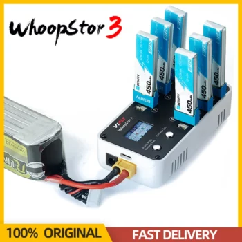 מטען VIFLY WhoopStor 3 V3 ל-6 סוללות LiPo – טעינה, פריקה ואחסון – תמונת מוצר