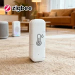חיישן טמפרטורה ולחות Zigbee לבית חכם – ניטור והתראות