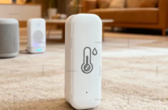 חיישן טמפרטורה ולחות Zigbee לבית חכם – ניטור והתראות