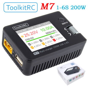 מטען ליפו מאוזן ToolkitRC M7 200W