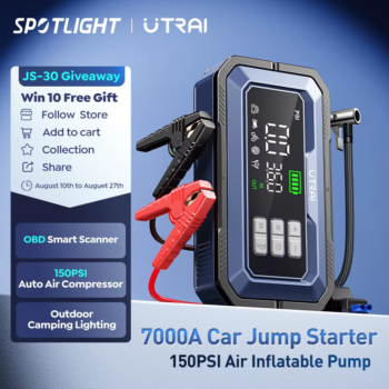 בוסטר התנעה UTRAI JS-30 עם קומפרסור
