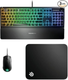 עסקת חבילה מצויינת לגיימרים של SteelSeries הכולל מקלדת, עכבר ומשטח עכבר