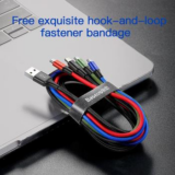 כבל הטענה USB של חברת BASEUS המצויינת, כבל שמתאים לכל סוגי המכשירים, כולל אייפון