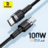 מדחס Baseus מיני לרכב – 12V עם תצוגה דיגיטלית, בחצי מחיר