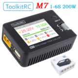 ToolkitRC M7 – מטען ליפו מאוזן 200W ל-1S עד 6S, מתחת לרף ה-75$