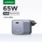 מטען UGREEN Nexode Air 65W GaN בגודל מיני